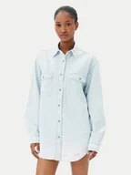 Koszule damskie - One Teaspoon Koszula jeansowa Everyday Chambray 24864 Błękitny Regular Fit - miniaturka - grafika 1