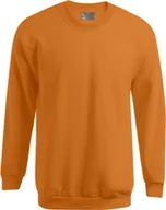Swetry męskie - Sweter męski 100 / Pullover - Kolor: Pomarańczowy - Rozmiar: XXL - miniaturka - grafika 1