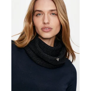 Komin Guess AW5237 WOL03 Czarny - Apaszki i szaliki damskie - miniaturka - grafika 1