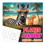 Kalendarze - Kalendarz szkolny 20252026 trójdzielny planer - kalendarz - miniaturka - grafika 1