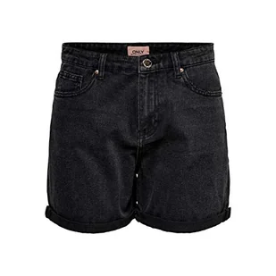 ONLY Damskie szorty dżinsowe ONLPHINE DNM MAS0003 NOOS, czarne denim, XXS, czarny denim, XXS - Spodenki damskie - miniaturka - grafika 1