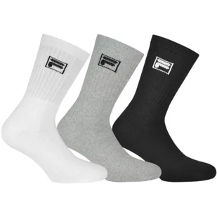 Fila Crew Skarpetki Tenisowe 3-Pak Unisex Rozmiar 35-38 - Skarpetki i podkolanówki sportowe - miniaturka - grafika 1