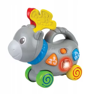 Smily Play Play Łoś jeżdżący edukacyjny GXP-789315 - Zabawki interaktywne dla dzieci - miniaturka - grafika 1