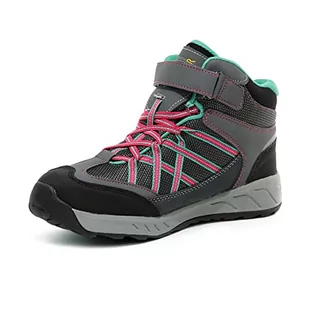 Regatta Unisex dziecięce buty dziecięce Samaris V Junior wodoodporne buty trekkingowe wysoki stan, Granit Duchs - 38 EU - Buty dla chłopców - miniaturka - grafika 1