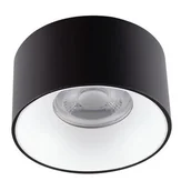 Oprawy, klosze i abażury - Kanlux Oprawa sufitowa punktowa natynkowa czarno-biała MINI RITI GU10 BW 27577 27577 - miniaturka - grafika 1