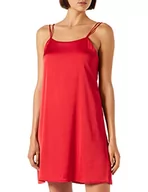 Piżamy damskie - Bestseller A/S Damska koszula nocna VMJOY Nightwear Dress Chinese Red, S - miniaturka - grafika 1
