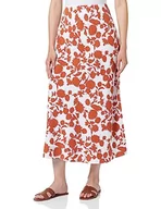 Spódnice - s.Oliver BLACK LABEL spódnica damska midi, Orange, 34 - miniaturka - grafika 1