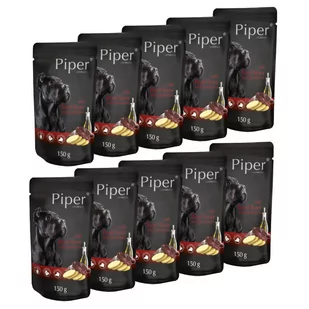 Dolina Noteci Piper Animals mokra karma dla psa z wątrobą wołową i ziemniakami saszetka waga 10x150 g - Mokra karma dla psów - miniaturka - grafika 1