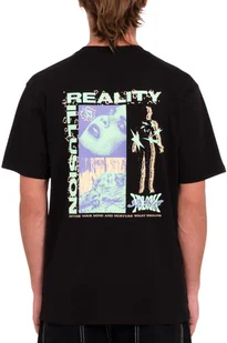 t-shirt VOLCOM REALUSION TEE Black - Koszulki męskie - miniaturka - grafika 1
