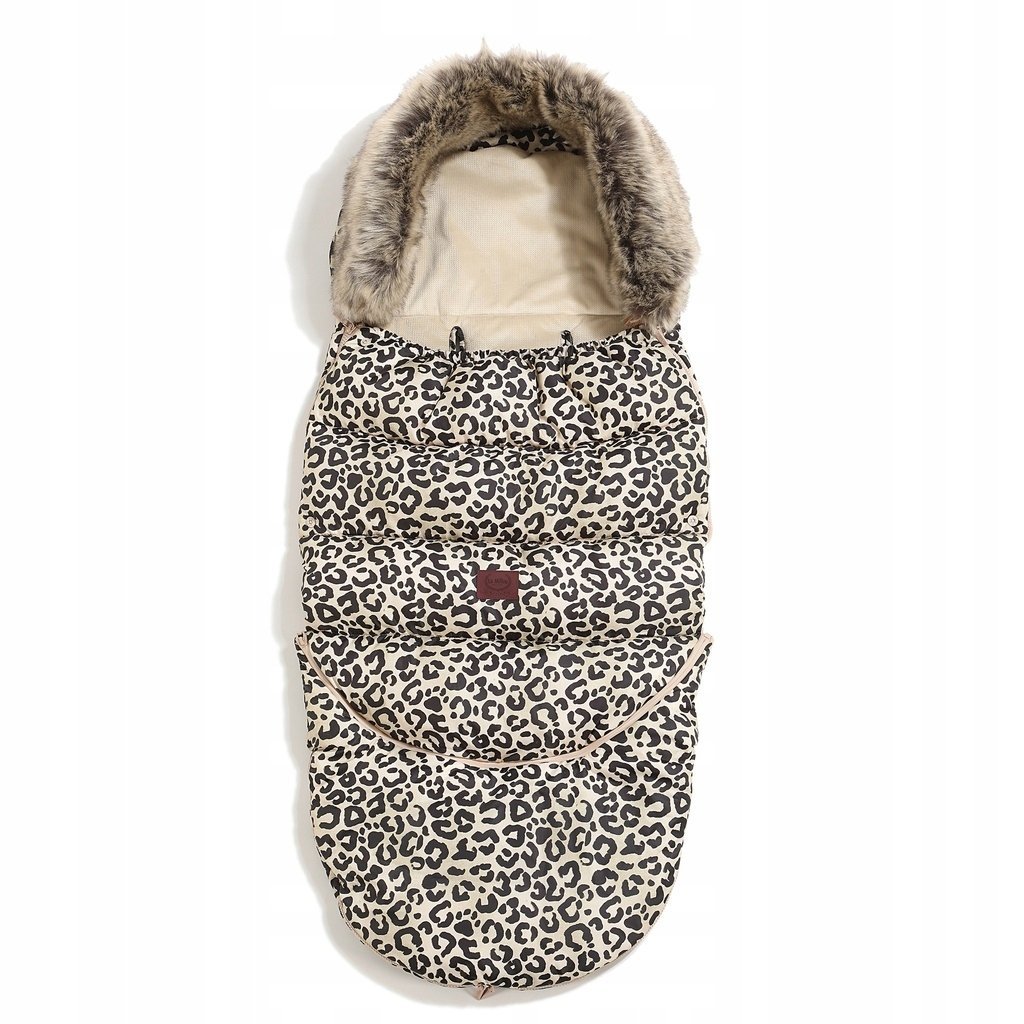 La Millou śpiworek do wózka 2w1 Combo Multi / Leopard Cream
