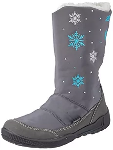 Lico Lumina Dziewczynki Śniegowce, szary/turkusowy, 26 EU - Śniegowce damskie - miniaturka - grafika 1