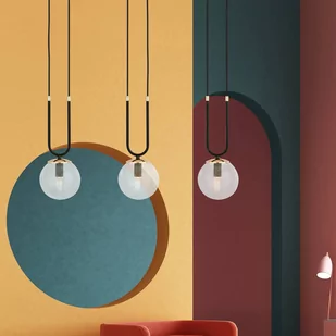 Emibig GLAM 3 BLACK/TRANSPARENT 1114/3 lampa wisząca szklane klosze GLAMOUR 1114/3 - Lampy sufitowe - miniaturka - grafika 4