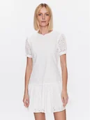 Sukienki - Silvian Heach Sukienka codzienna GPP23306VE Biały Regular Fit - miniaturka - grafika 1