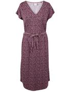 Sukienki - Trespass Sukienka "Lynsey" w kolorze bordowym ze wzorem - miniaturka - grafika 1