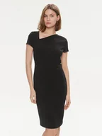 Sukienki - Calvin Klein Sukienka koktajlowa K20K206277 Czarny Regular Fit - miniaturka - grafika 1