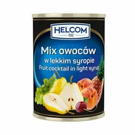 Konfitury, marmolady, powidła - HELCOM Mix owoców w syropie 425ml - miniaturka - grafika 1