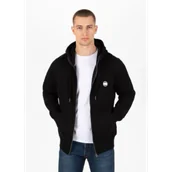 Bluzy sportowe męskie - Pit Bull Bluza Rozpinana Z Kapturem Small Logo Black - miniaturka - grafika 1