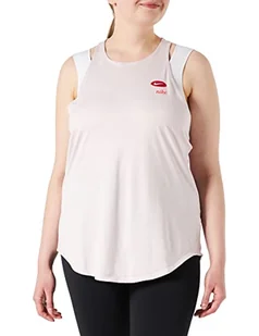 Nike Damski W NK NVLT TP BT ICNCLSH Tank Top, Barely Rose, 2XL - Koszulki i topy damskie - miniaturka - grafika 1