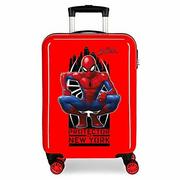 Walizki - MARVEL Marvel Spiderman Geo Red Cabin walizka 37 x 55 x 20 cm, sztywny zamek szyfrowy ABS, 34 l, 2,6 kg, 4 podwójne kółka bagaż ręczny 2411762 - miniaturka - grafika 1