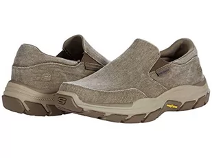 Skechers Męskie płócienne kapcie Respected-Fallston, brązowy (taupe), 41 EU - Kapcie damskie - miniaturka - grafika 1