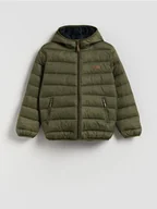 Kurtki i płaszcze dla chłopców - Reserved - Pikowana kurtka - zielony - miniaturka - grafika 1