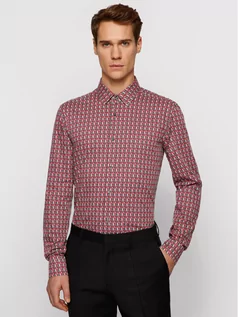 Koszule męskie - Boss Koszula Isko 50451492 Kolorowy Slim Fit - grafika 1