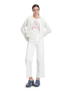 CARTOON Kardigan w kolorze białym - Swetry damskie - miniaturka - grafika 1