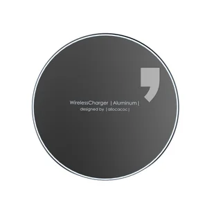 Charging Pad Powercube Wireless Charger Aluminum Czarna - Ładowarki do telefonów - miniaturka - grafika 2