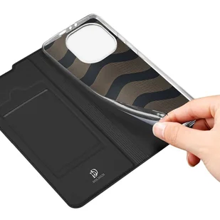 Dux Ducis Skin Pro kabura etui pokrowiec z klapką Xiaomi Mi 11 Pro czarny - Etui i futerały do telefonów - miniaturka - grafika 10