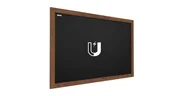 Tablice i flipcharty - Allboards Tablica kredowa MAGNETYCZNA czarna 180x120 cm rama drewniana lakierowana MTB1812 - miniaturka - grafika 1