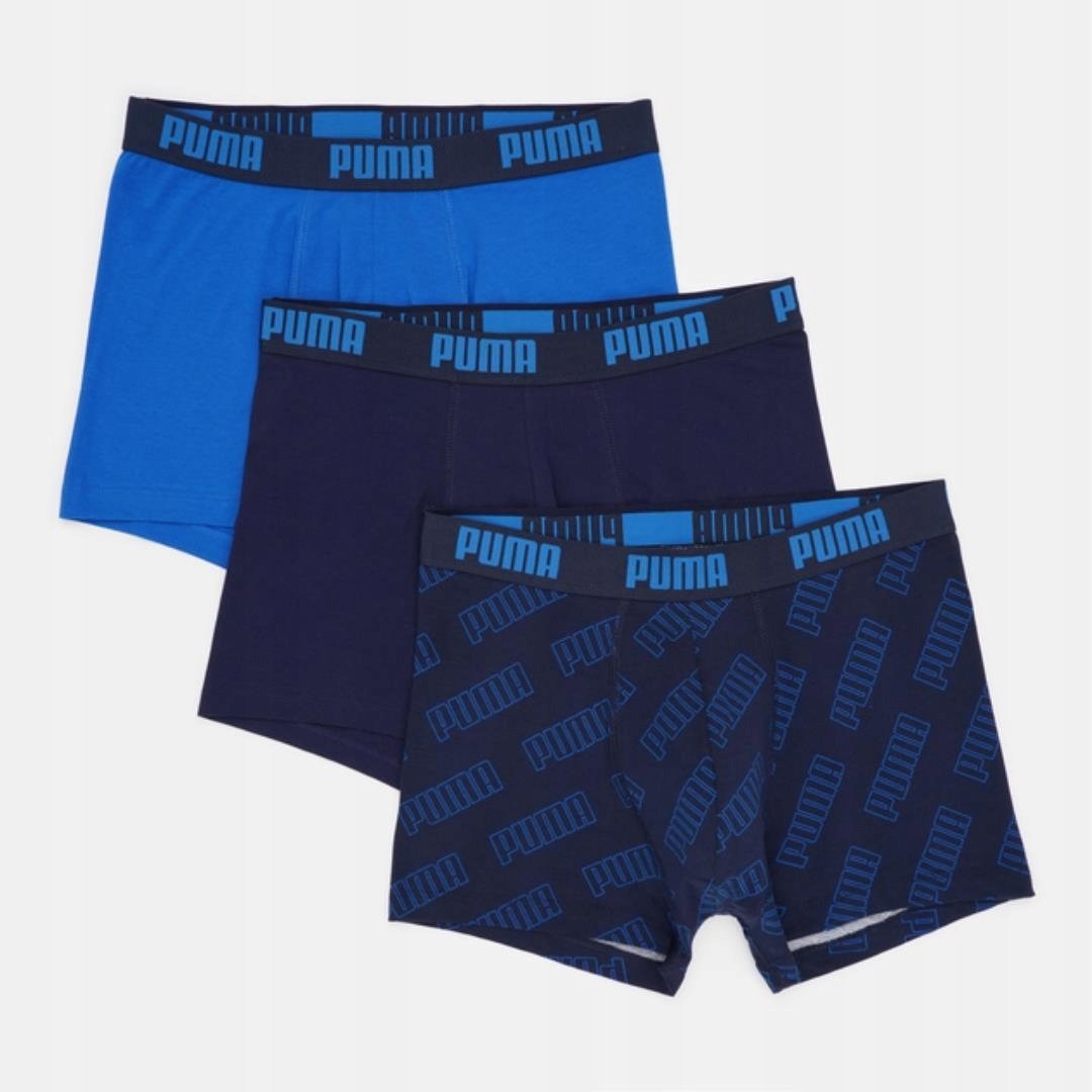Puma Bokserki Logo Aop 3-Pack 93554702 R L