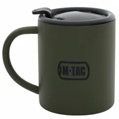 Kubki termiczne - M-tac Kubek termiczny z pokrywką Turystyczny 400ml - miniaturka - grafika 1