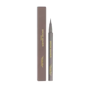 Pierre René - BROW MAKER - Pisak do brwi w pędzelku - BROWN - Akcesoria i kosmetyki do stylizacji brwi - miniaturka - grafika 1