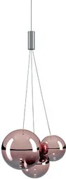 Lodes - Random Lampa Wisząca Różowe Złoto Lodes - Lampy sufitowe - miniaturka - grafika 1