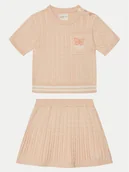 Spódnice - Guess Komplet bluzka i spódnica K5RG04 Z37L1 Różowy Regular Fit - miniaturka - grafika 1