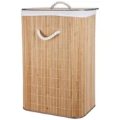 Kosze na bieliznę - Kosz na pranie SPORTPOLAND Koopman 72L Naturalny - miniaturka - grafika 1