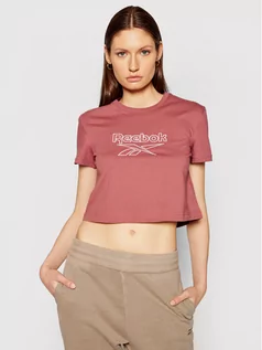 Koszulki i topy damskie - Reebok T-Shirt Classics Foundation Big Logo GP2147 Różowy Regular Fit - grafika 1