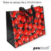 Torebki damskie - Torba Na Zakupy No.1 47X37X19Cm Penword.. - miniaturka - grafika 1