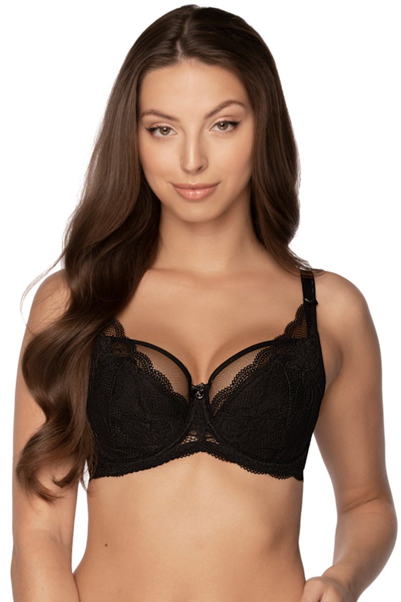 Gaia 931 Veronika czarny 2 85F Biustonosz półusztywniany