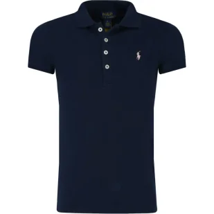 POLO RALPH LAUREN Polo Regular Fit - Koszulki dla dziewczynek - miniaturka - grafika 1