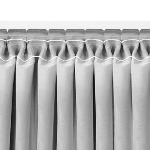 Homede, Zasłona Milana na taśmie smok Szenila, Szary, 140x270 cm - Zasłony - miniaturka - grafika 1