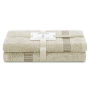 Ręczniki - AmeliaHome, Ręcznik Avium beżowy 50x90+70x130 cm - miniaturka - grafika 1