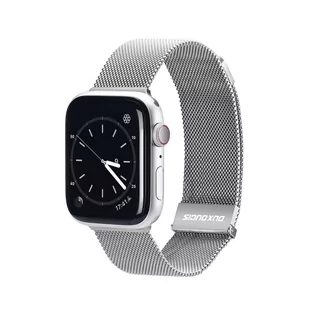 Dux Ducis Magnetic Strap pasek do Watch 8 / 7 / 6 / 5 / 4 / 3 / 2 / SE (41 / 40 / 38mm) magnetyczna opaska srebrny (Milanese Version) - Akcesoria do smartwatchy - miniaturka - grafika 1