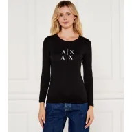 Bluzki damskie - Armani Exchange Bluzka Regular Fit - miniaturka - grafika 1