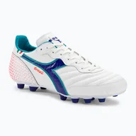 Piłka nożna - Buty piłkarskie męskie Diadora Brasil Italy OG GR LT+ MDPU white/navy - miniaturka - grafika 1