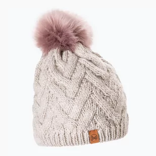 Buff Unisex Adult 123515.014.10.00 Knitted & Fleece HAT Caryn Cru, rozmiar uniwersalny 123515.014.10.00 - Czapki i chusty sportowe damskie - miniaturka - grafika 1