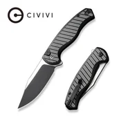 Noże - Nóż składany Civivi Stormhowl Black Aluminum, Black Stonewashed/Satin Nitro-V (C23040B-1) - miniaturka - grafika 1