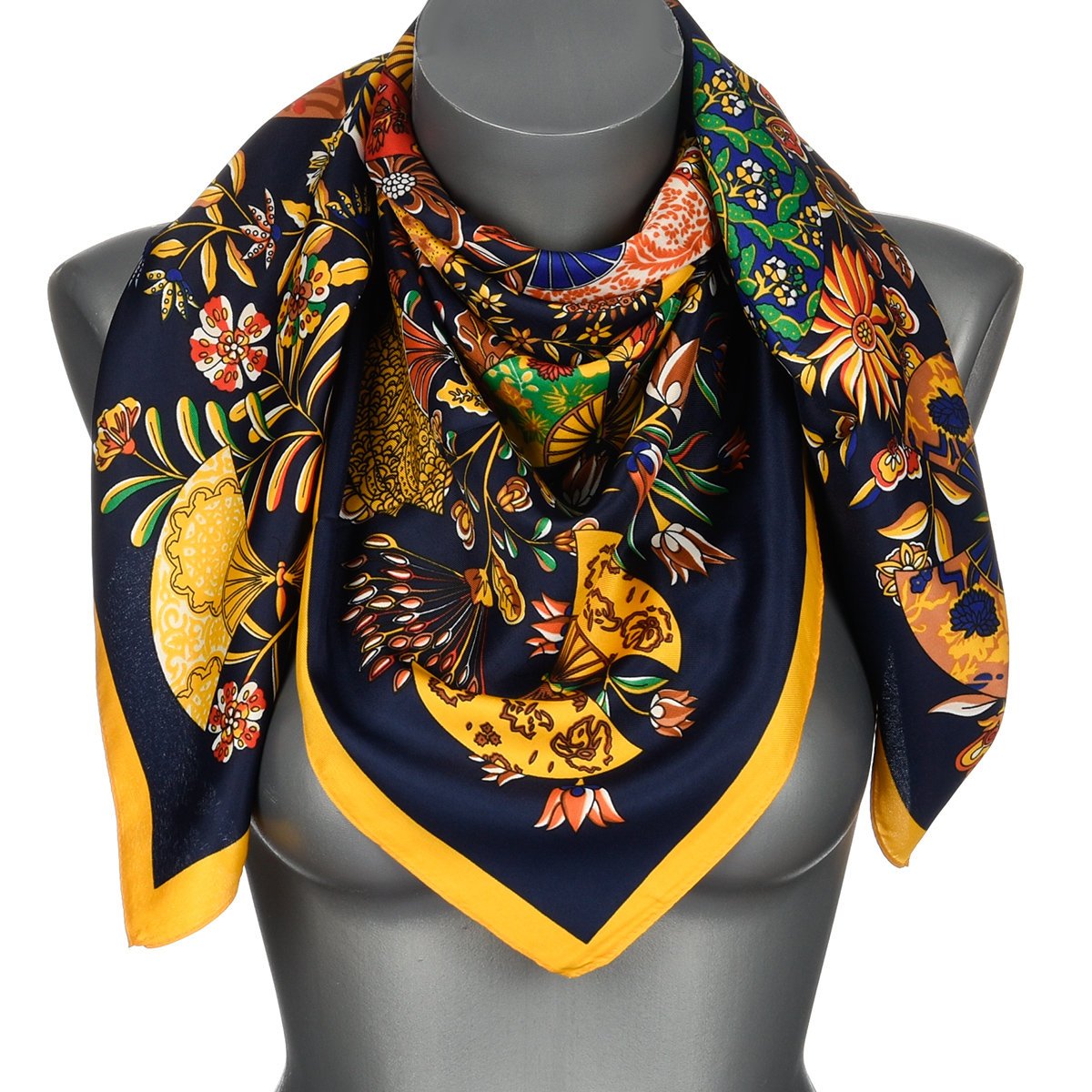 Chusta damska apaszka pod szyję lekka elegancka