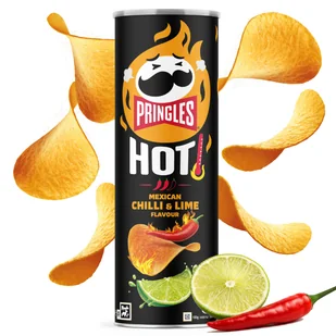Chipsy ziemniaczane ostre i pikantne Pringles Mexican Chilli & Lime 160g - Chipsy - miniaturka - grafika 1