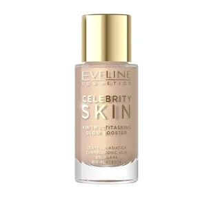 Eveline Cosmetics Celebrity Skin 4in1 Multitasking Glow Booster wielofunkcyjna baza do twarzy 02N Universal Tan 30 ml - Bazy pod makijaż Eveline Cosmetics Celebrity Skin 4in1 Multitasking Glow Booster wielofunkcyjna baza do twarzy 02N Universal Tan 30 ml - Bazy pod makijaż - miniaturka - grafika 1